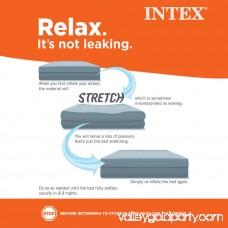 Intex 18 Premaire Elevated Airbed Mattress with Built in Pump - Twin, Queen 553510859